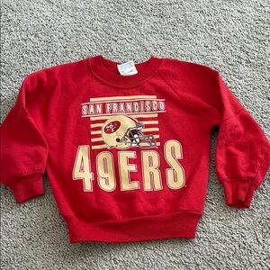 San Francisco 49ers Red Sweatshirt 4T